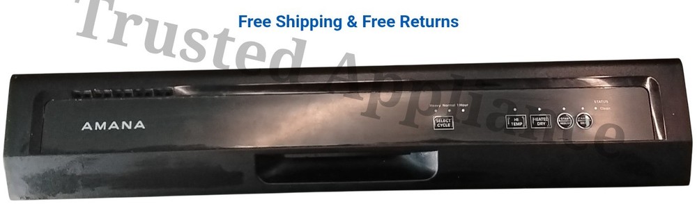 Dishwasher Control Panel ONLY W10350290 black