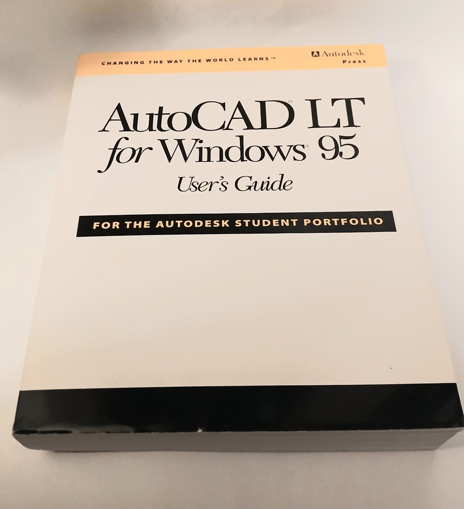 AUTODESK AutoCAD LT Cad Standard for Windows 95 Software CD is sealed never used