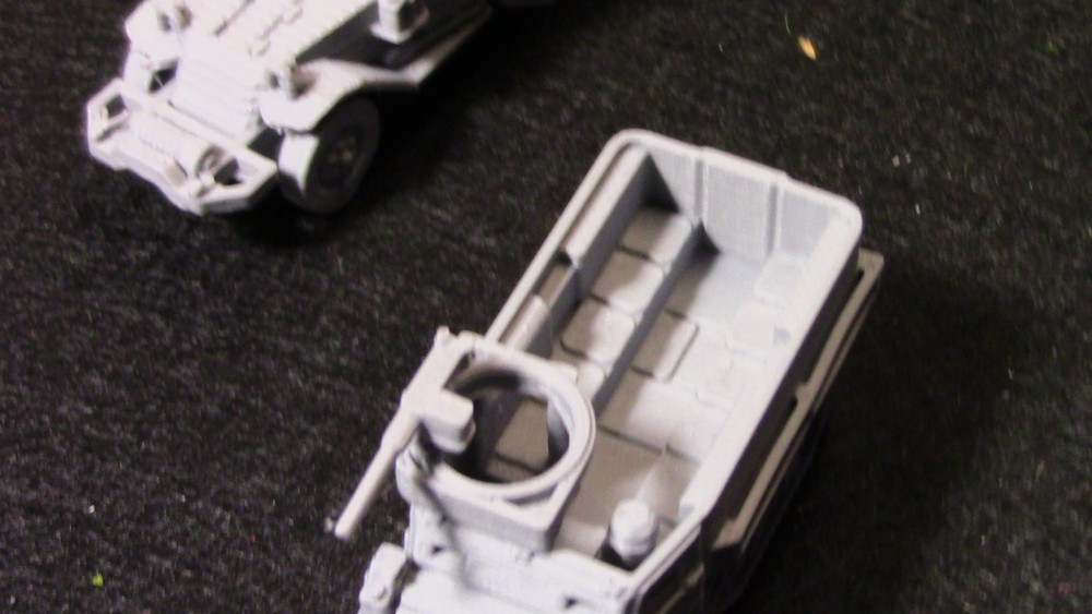 🔥 15mm 3D Print WW2 US M3/5 Halftrack (3)