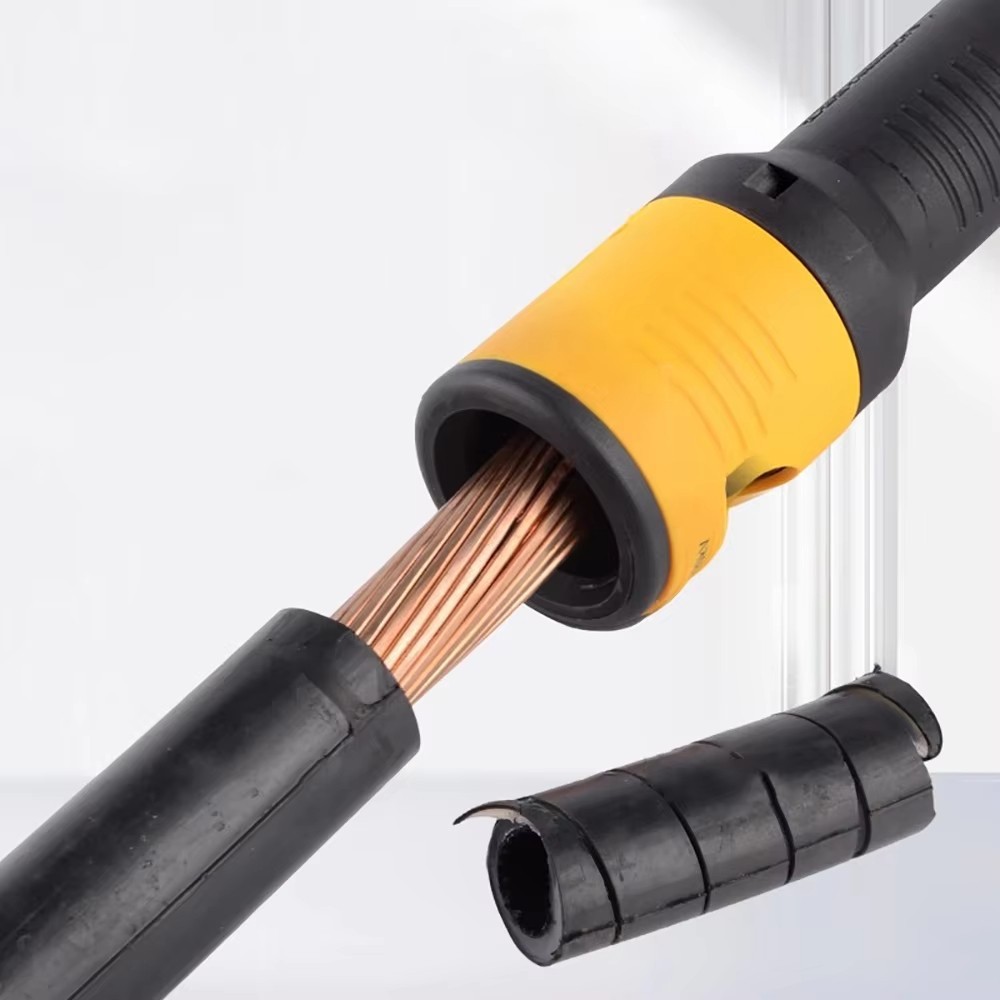 High Voltage Cable Stripper Fast Single-Core Wire Insulation Stripping Machine