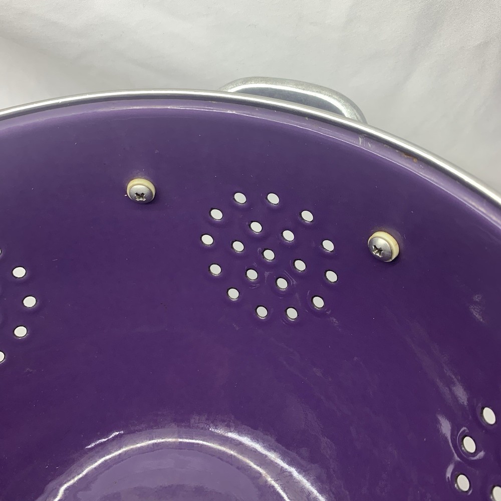 Colander Strainer Deep Purple, 2 handles