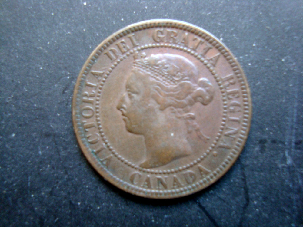 Canada 1897 Large One Cent Coin