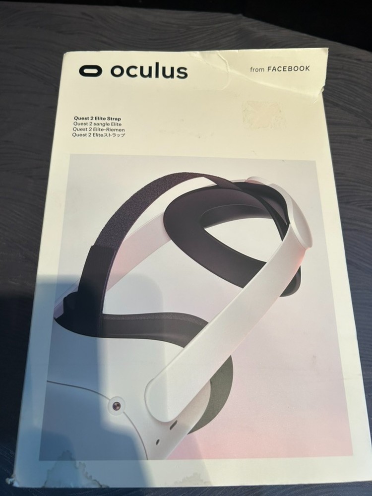 Oculus Quest 2 Elite Strap Official Meta VR Headset Strap Replacement w Box