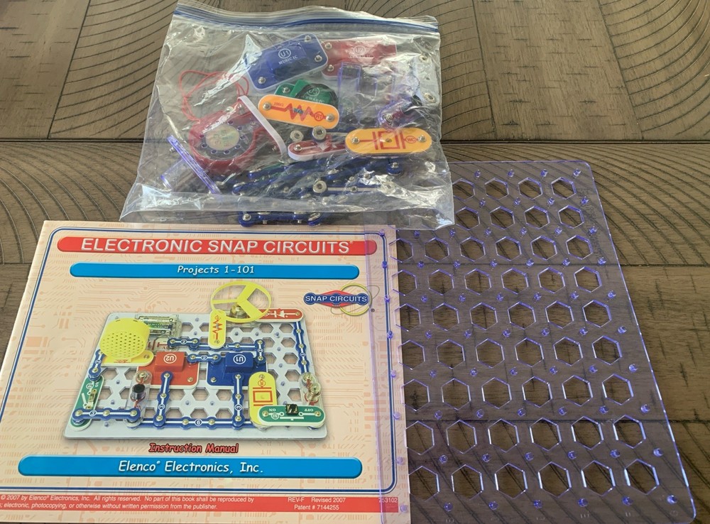 Electronic Snap Circuits Elenco Projects 1-101 Complete Set