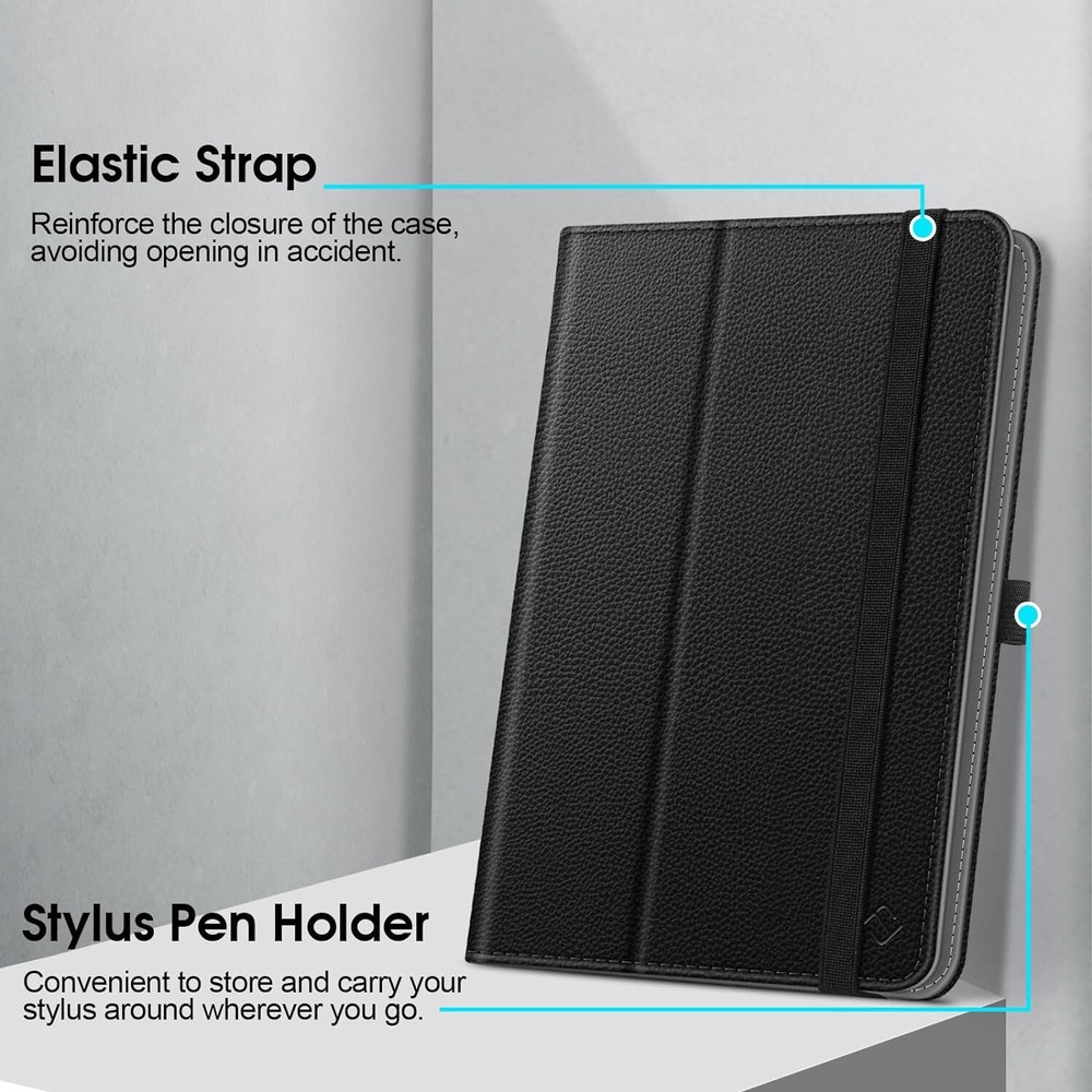 Universal Case for 7-8 Inch Tablet eReader Folio Cover Book Style w Hand Strap