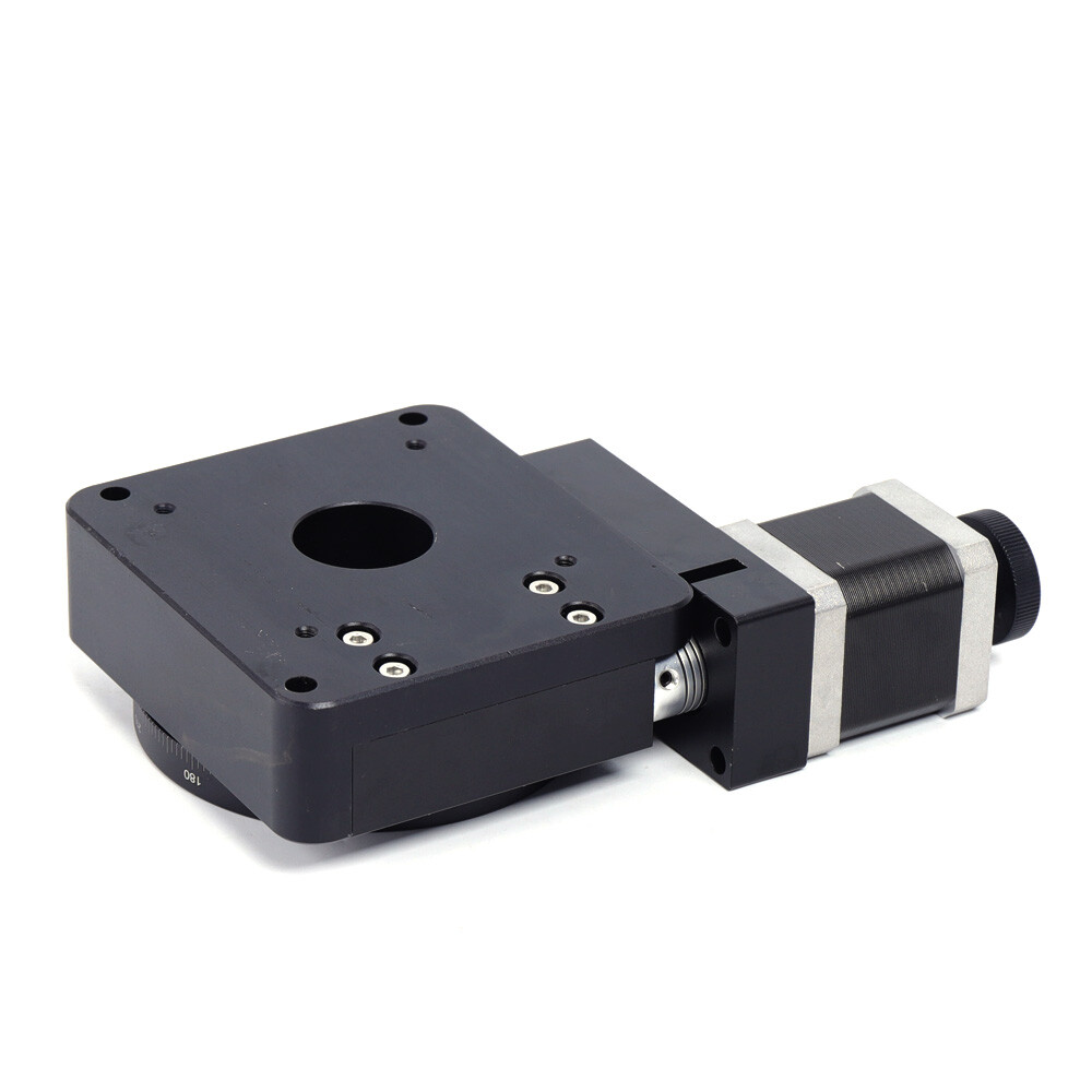 Electric Motorized Rotation Platform - Precision Optical Rotary Stage 100mm