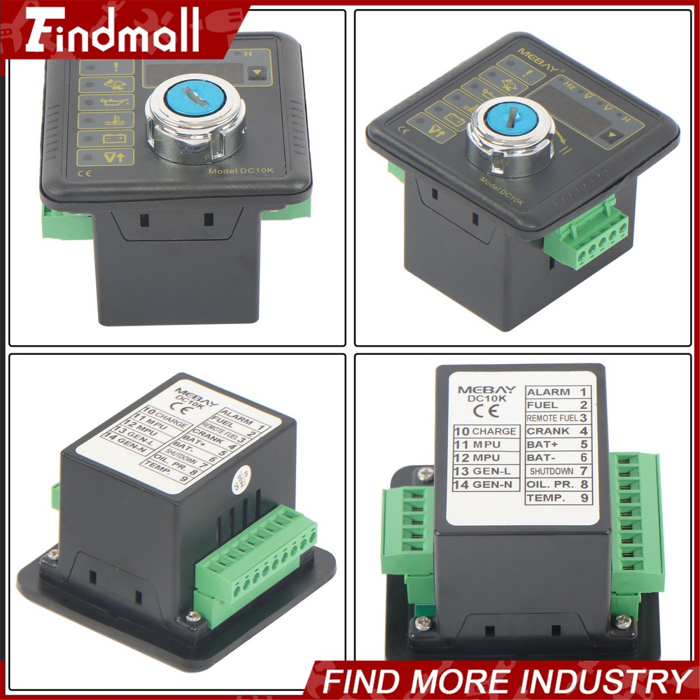 Findmall DC10K Generator Controller Manual Start Module For Genset Systems