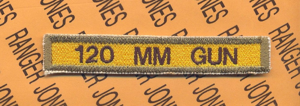 3rd Armored Division "120 MM GUN" TAB