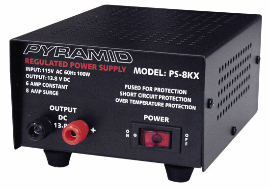 New Pyramid PS8KX 6 Amp Power Supply