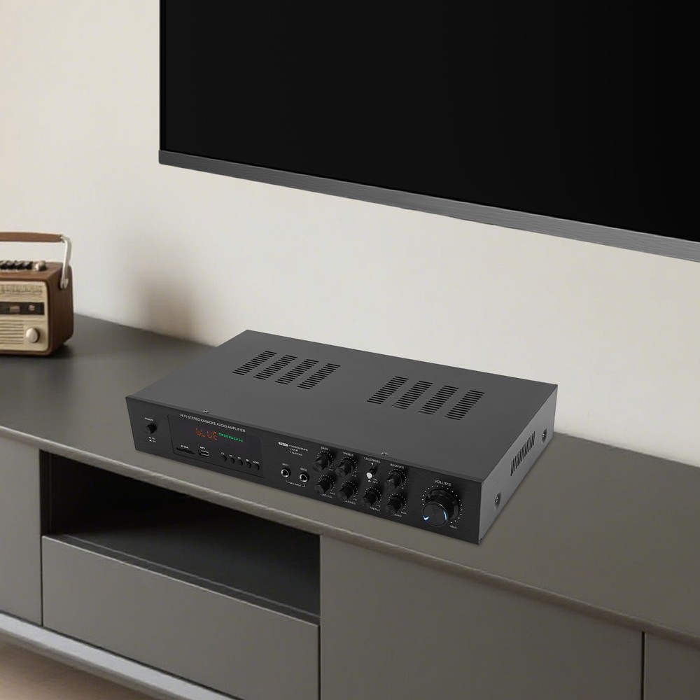 Bluetooth Amplifier, Audio Power Amplifier, Amplifier with Remote Control