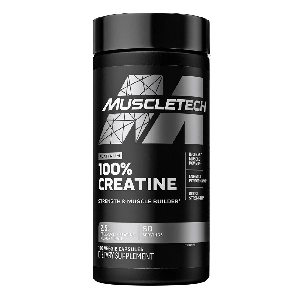 Platinum 100% Creatine 100 Capsules