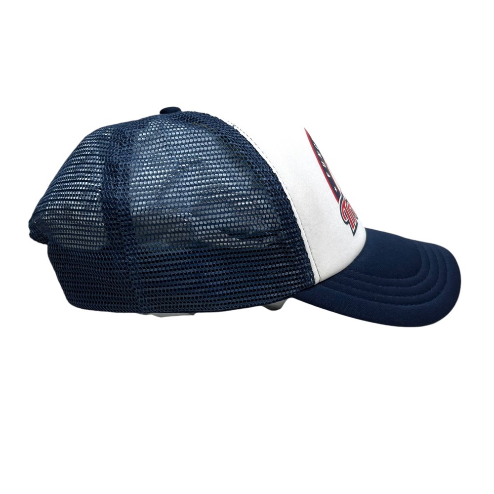 Functional 45 Training Baseball Cap TruckerHat Mesh Snapback Blue White Men OSFM