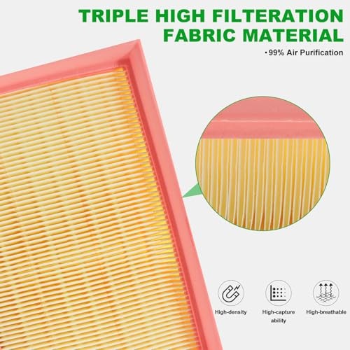 Comb Engine Cabin Air Filter for Lincoln Mkx 2018 2017 2016