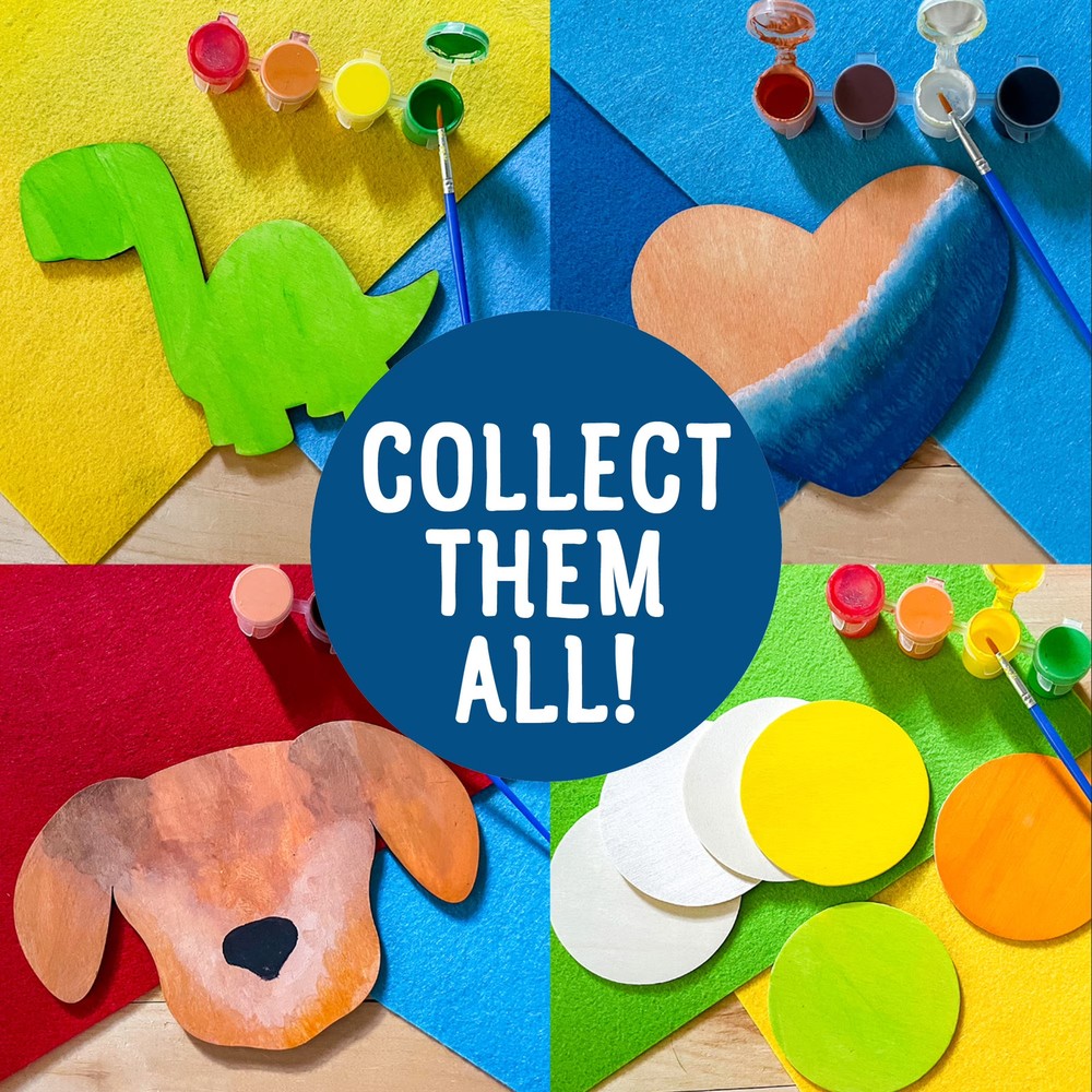 Wooden Heart Shape Craft Pieces