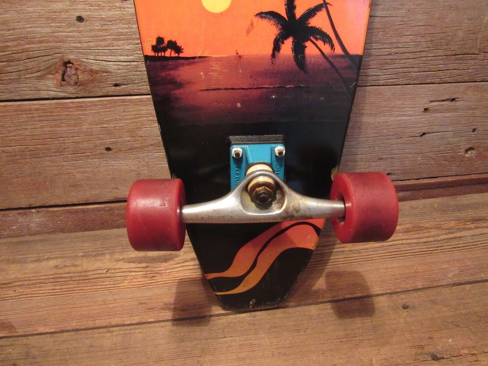 KRYPTONICS Beach Ocean Sun Down skateboard "SINCE MCMLXV" longboard - 36" Long