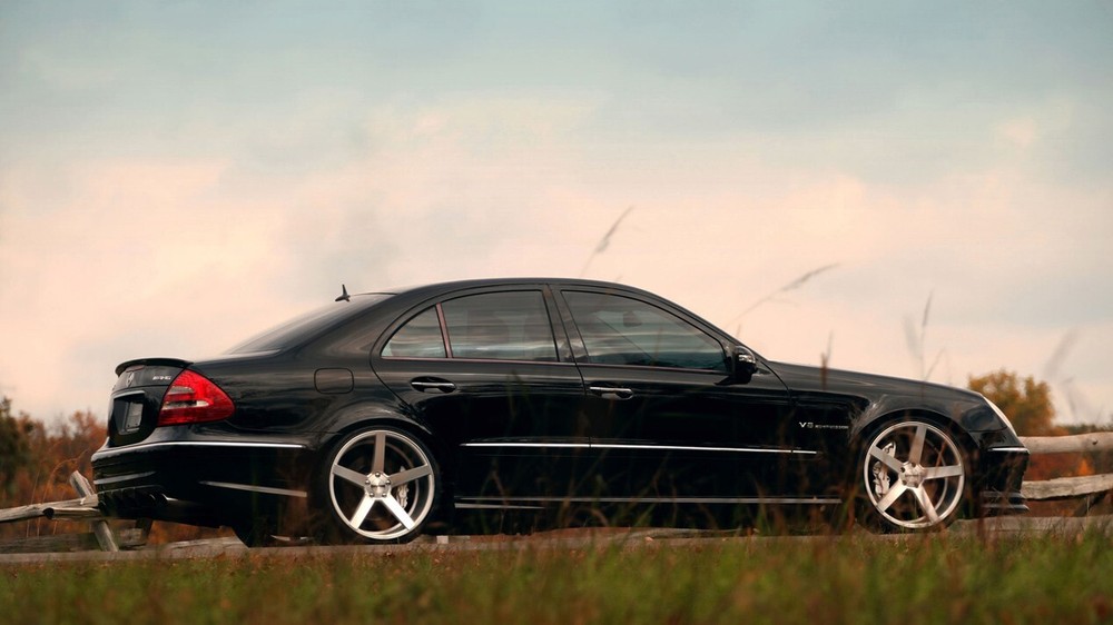 MERCEDES E55 LOWERING LINKS E500 E63 W211 - (PREMIUM FULLY ADJUSTABLE) MODULE