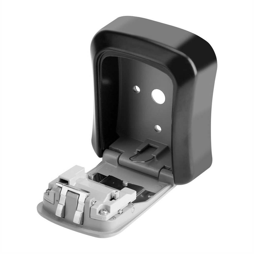 4-Digit Combination Key Lock Box Wall Mount Security Lockbox for 5 Keys