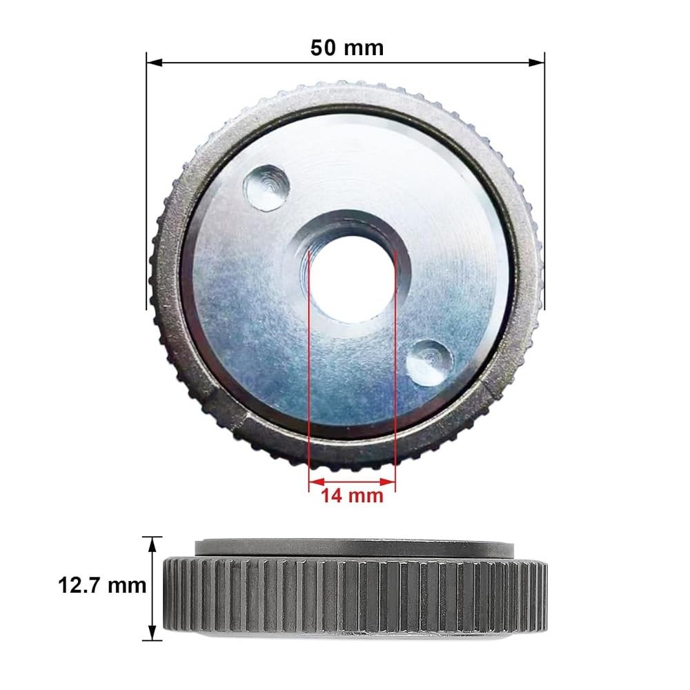 M14 Quick Release Nut Thread Angle Grinder Clamping Quick Release Nut Replace...