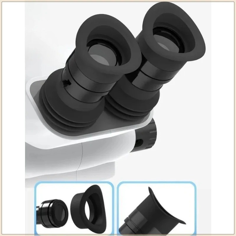 2PCS 35mm Stereo Microscope Eyepiece Eyecups Soft Rubber Microscope Eye Guards