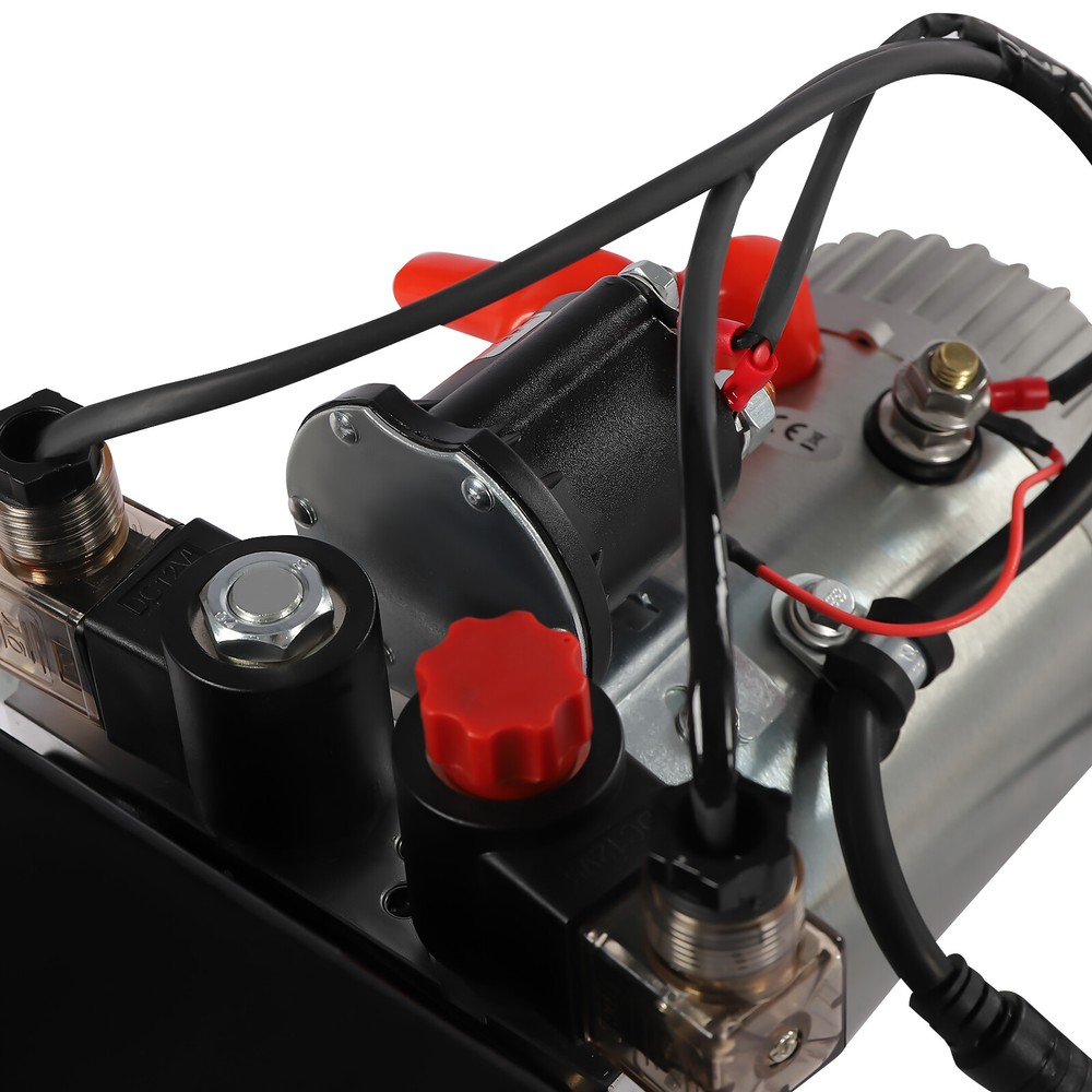 8 Quart Double Acting Hydraulic Pump Dump Trailer 12V Unit Pack Power Unit NEW
