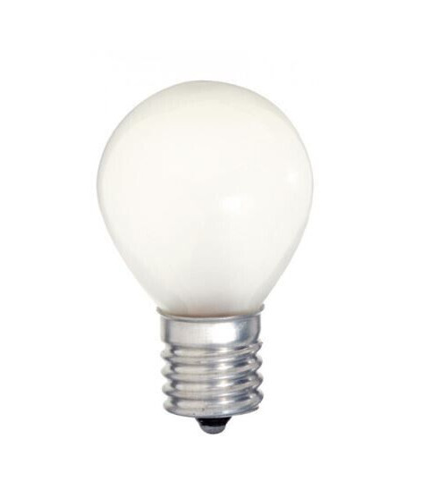 SATCO S3622 10 W FROSTED NIGHT LIGHT BULB S11 E17 / INTERMEDIATE BASE