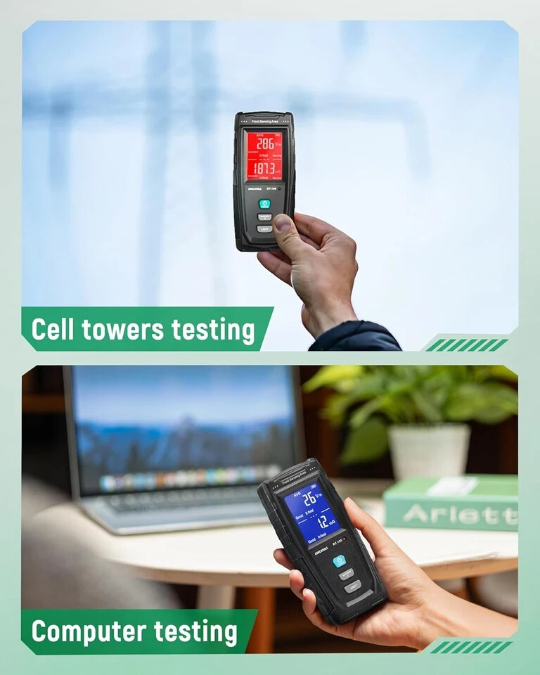 EMF Detector, Rechargeable Digital Electromagnetic Field Radiation Detector Hand