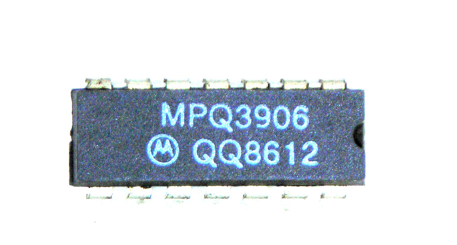 MPQ3906  "Original" Motorola  14P DIP IC  1  pc