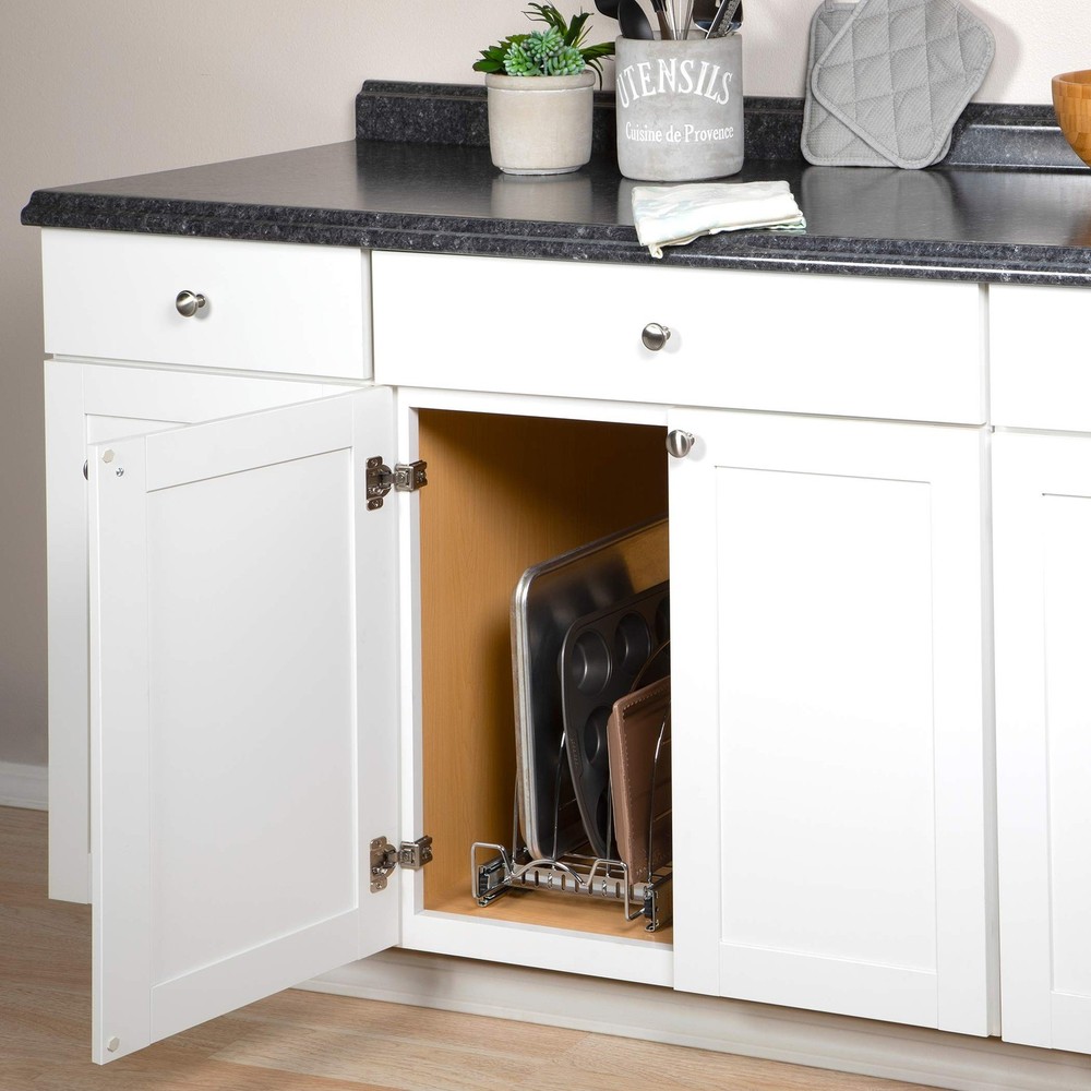 HOLDN’ STORAGE Pull Out Organizer for Bakeware, Cutting Board and Trays, A