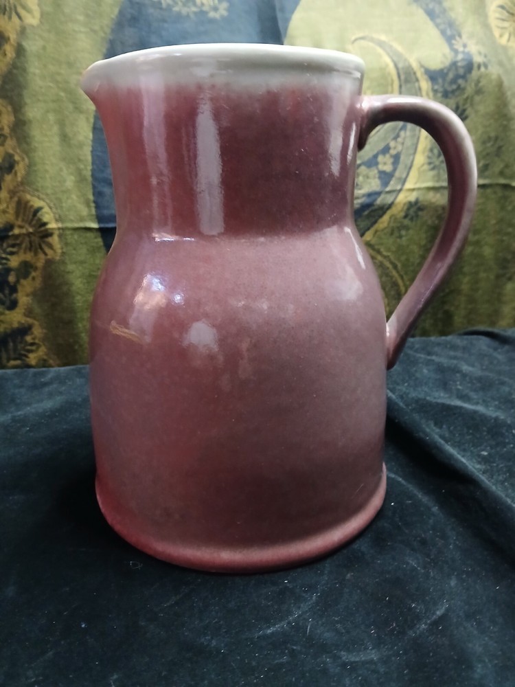 vintage ceramic water pitcher large