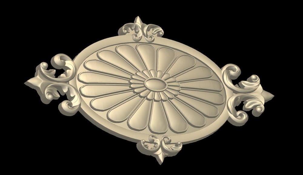 STL Relief Model for CNC Machine (DC 037B)