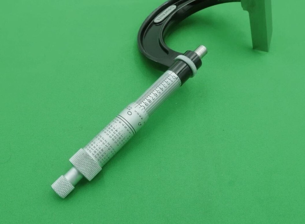 Starrett 436 Micrometer 1-2" Custom Flat Anvil 3" Length .0001"