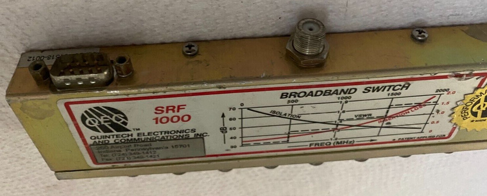 QEC SRF 1000 Broadband switch