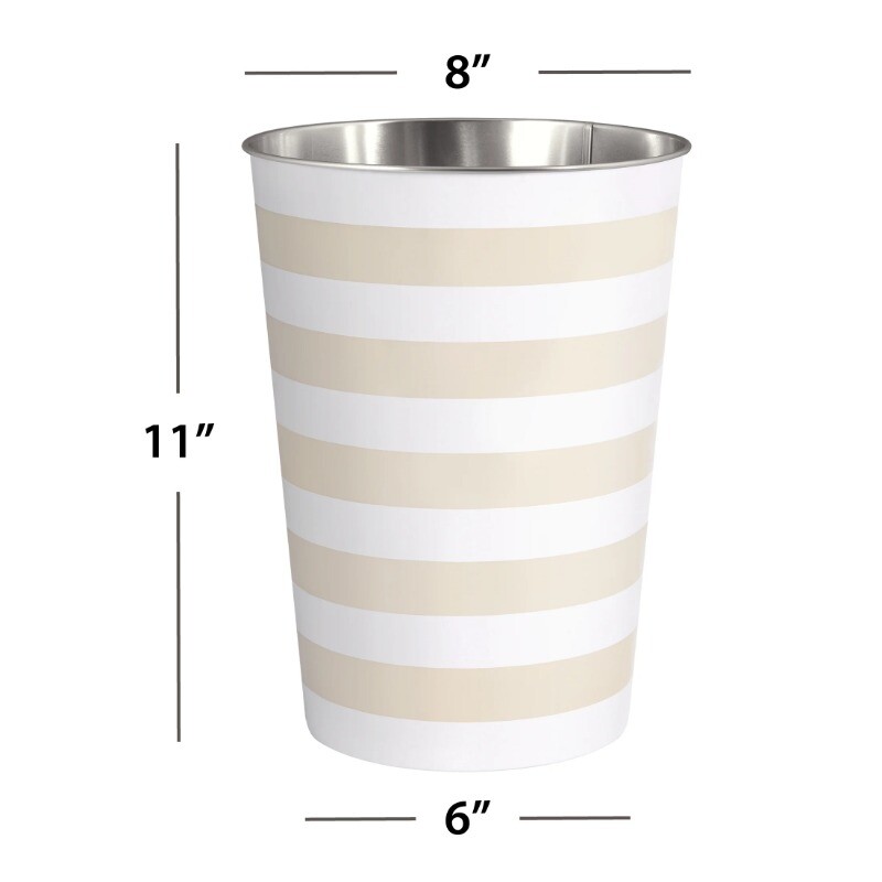 Mainstays Stripe Waste Can
