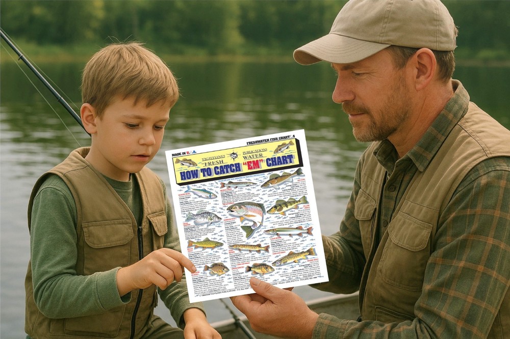 Freshwater Fish Identification #4 -- Waterproof Quick Reference Guide