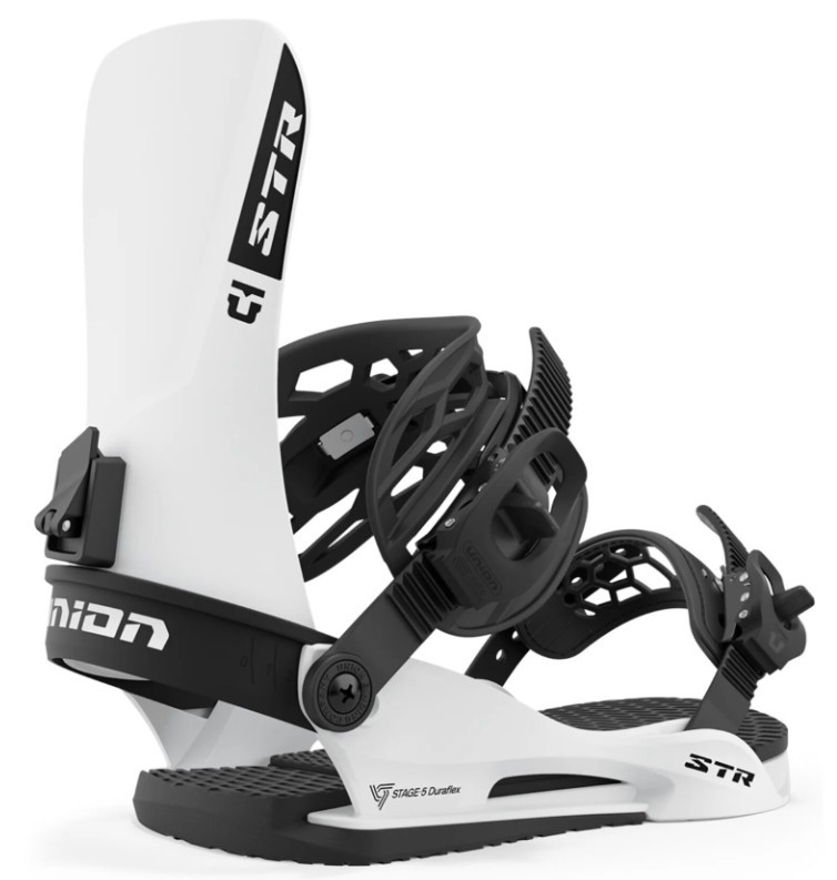 2024 Union STR Snowboard Bindings White Size Unisex Medium New