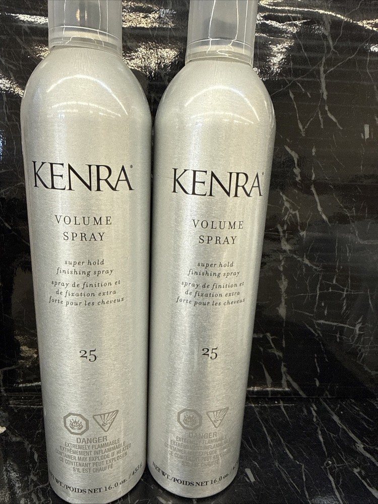 2x  Kenra #25 Volume Spray 16oz  New