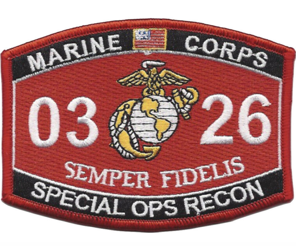 4.5" MARINE CORPS MOS SPECIAL OPS RECON EGA EMBROIDERED PATCH