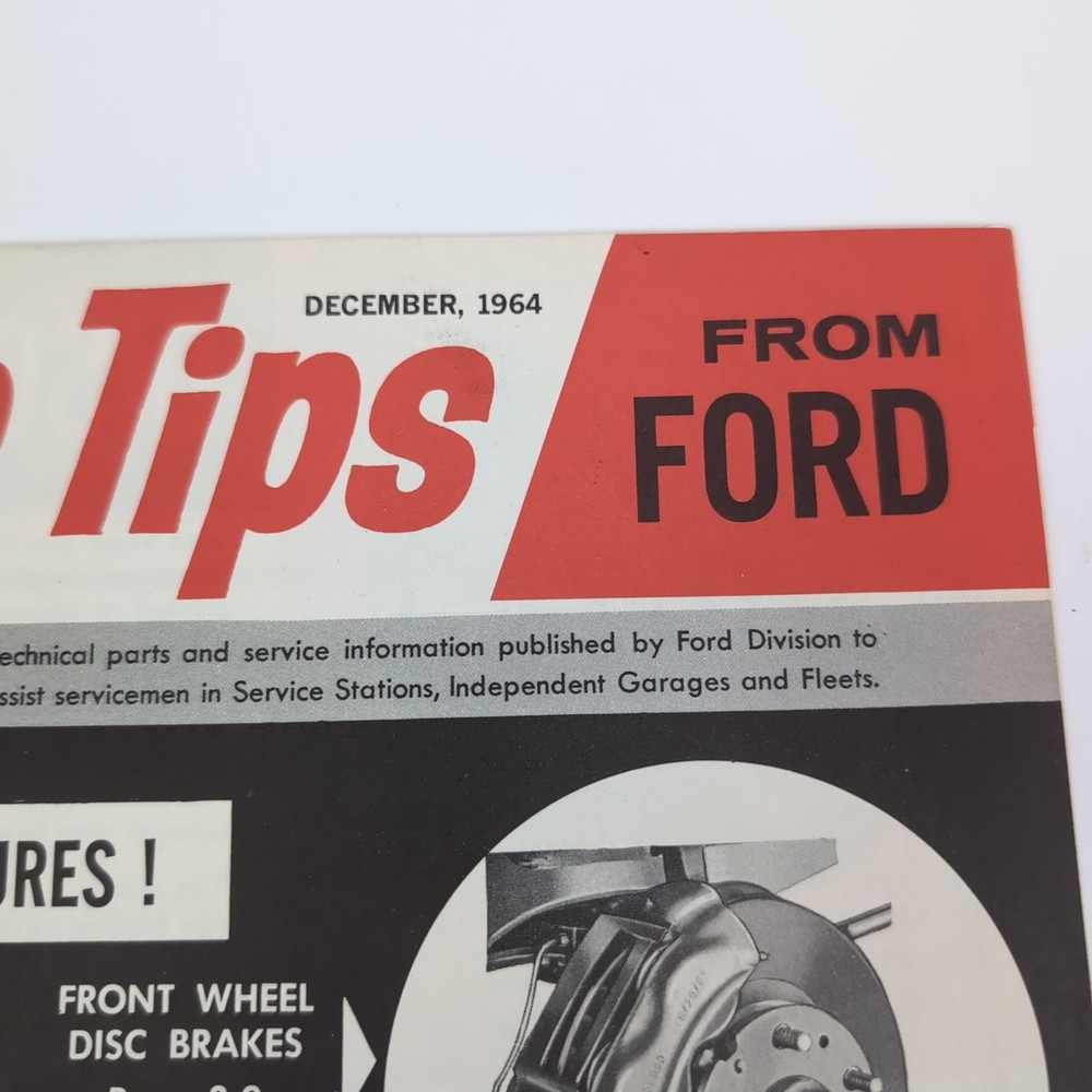 Shop Tips From Ford Technical Service Bulletin 1964