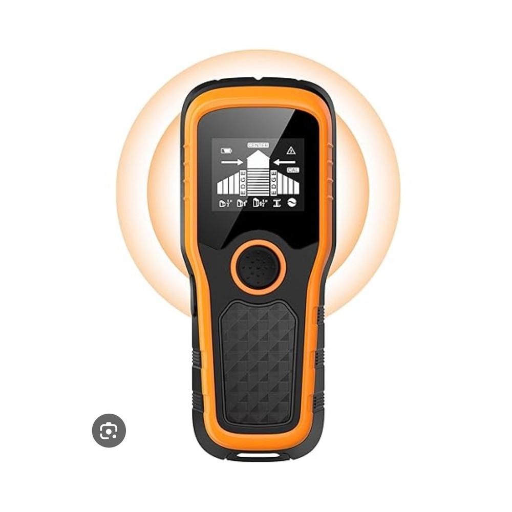 TH710 Stud Finder Auto Calibration Multi-function LCD Display Black Orange