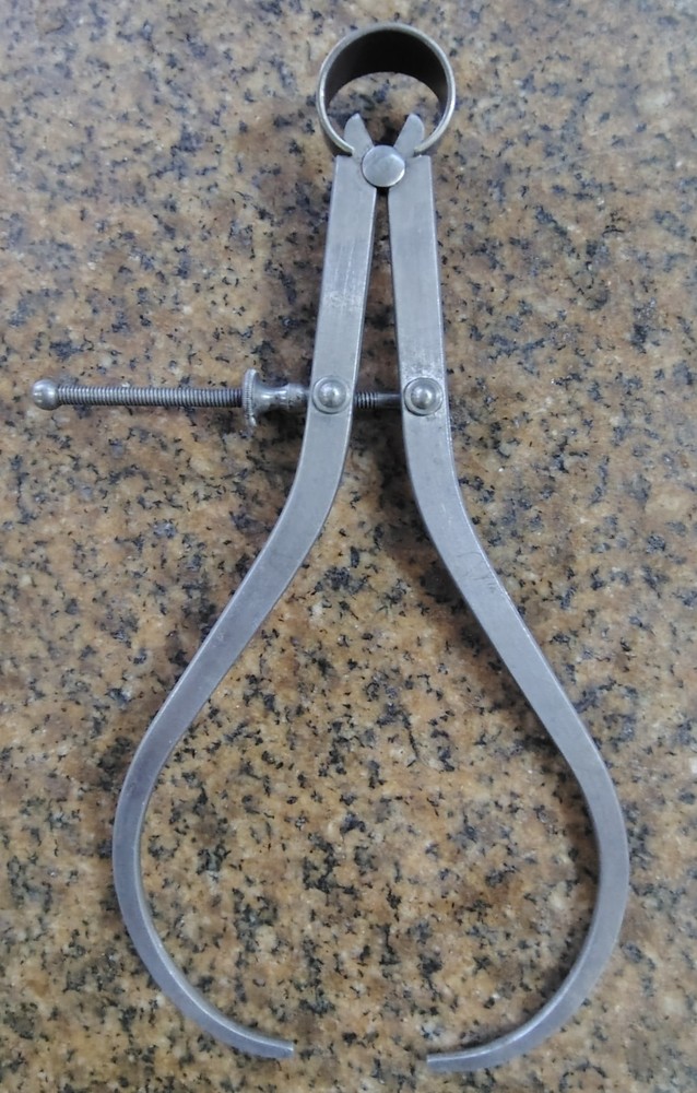 🗽 VINTAGE STARRETT 8" ID CALIPER