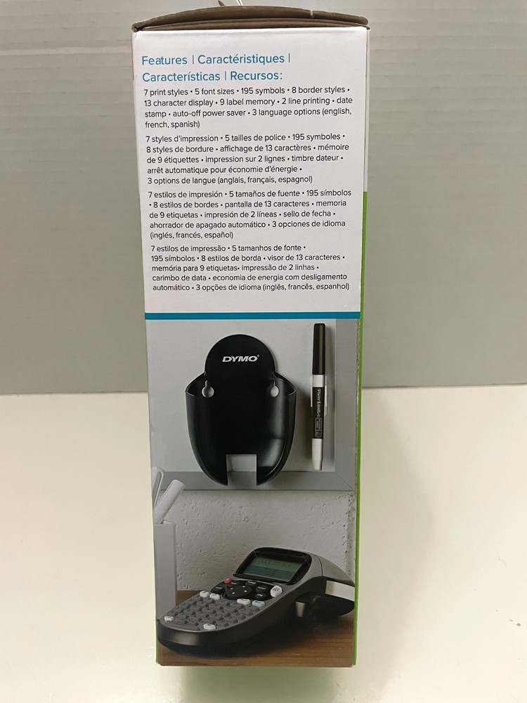 -Open Box- DYMO Portable Printer Handheld Label Maker Letratag 100H+