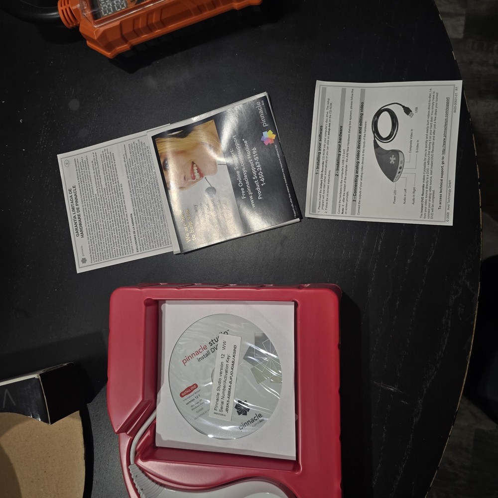 Dazzle Dvd Recorder Plus (untested)device ,disk , Manual#78