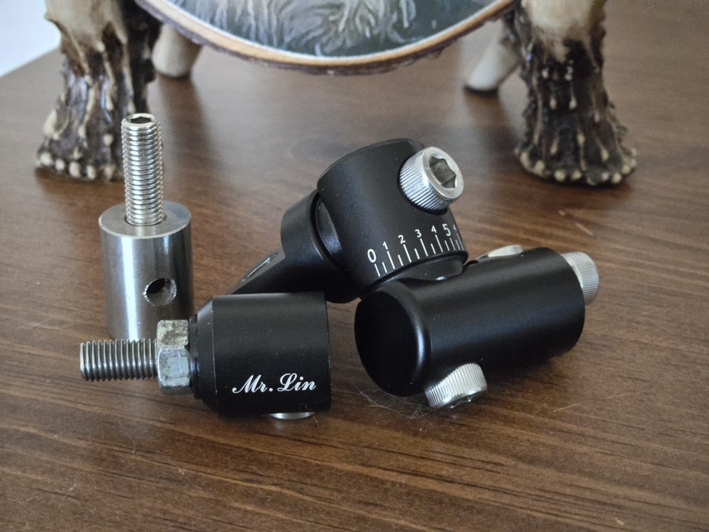 Bow Stabilizer Kit Adjustable Aluminum Bow V-bar Mount for Compound Bows