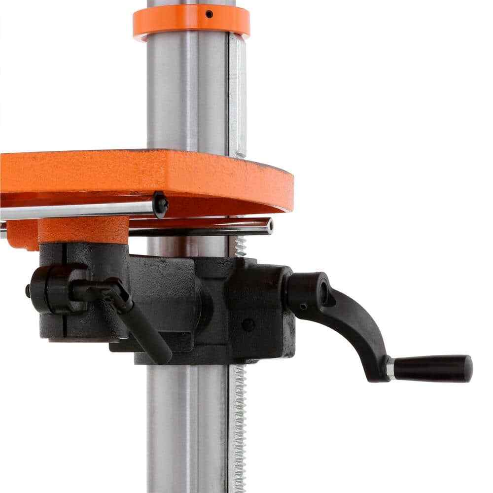 Benchtop Drill Press 12 in. Variable Speed Cast Iron Laser Work Light 5/8 in