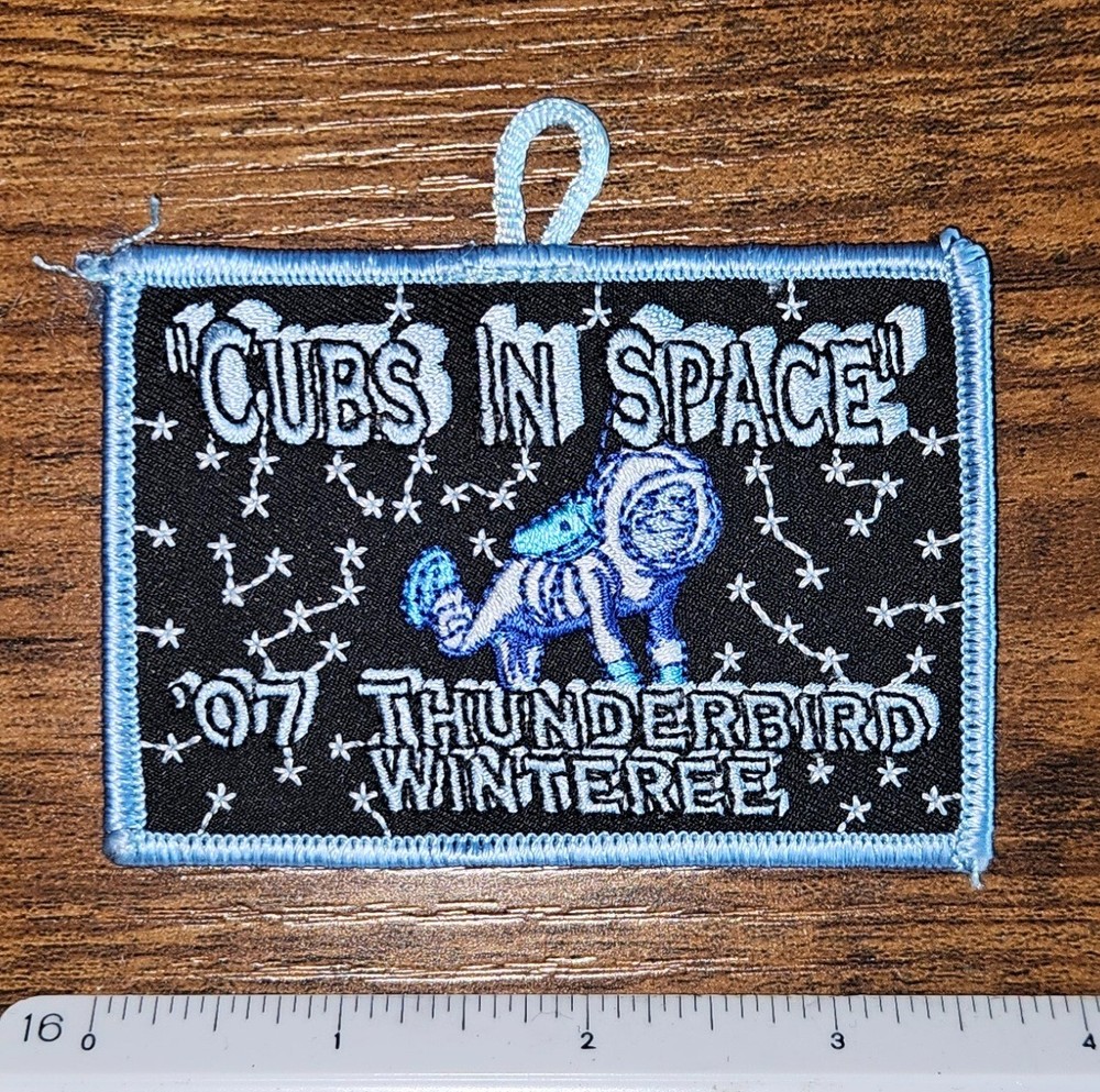Cub Scouts in Space 2007 Thunderbird Winteree Stars Galaxy BSA Patch