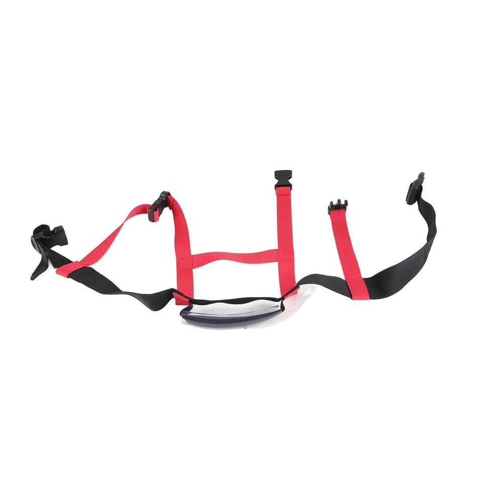 Snowboard Training Harness Black Red Nylon Material Adjustable Controlling Speed
