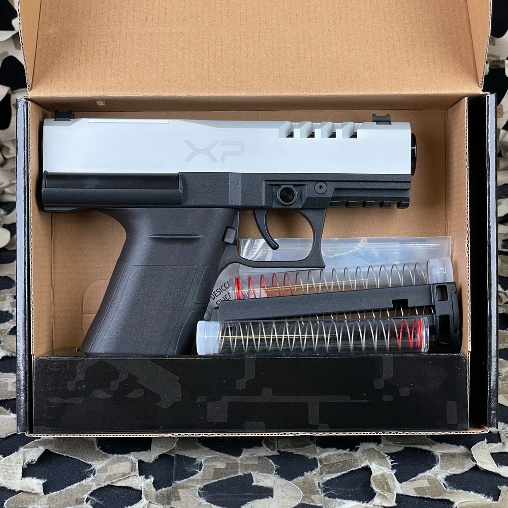 NEW First Strike XP Paintball Pistol - Silver/Black