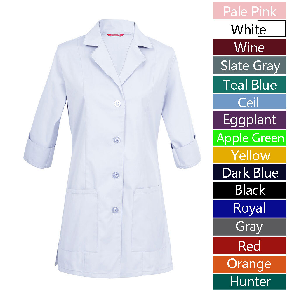 Women's 3/4 Sleeve Lab Coat