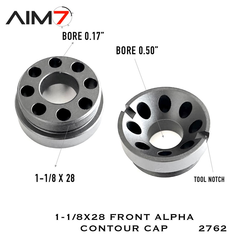 Aim7 STUMPY-2 9mm & 22LR & .40Cal Linear Comp 3 PCS muzzle brake