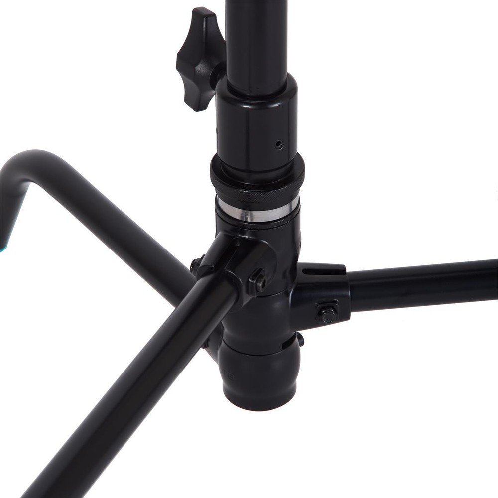 Flashpoint 40" Quick Release Turtle Base C-Stand Kit, Grip Head Arm (Black)